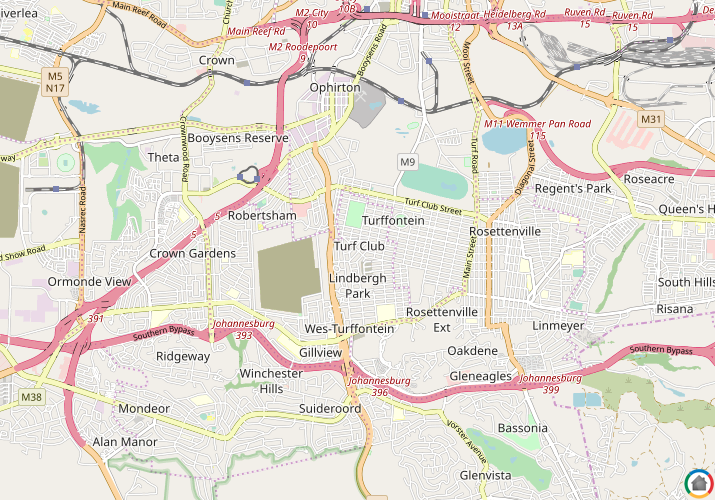 Map location of Turf Club